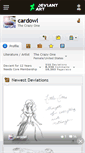 Mobile Screenshot of cardowl.deviantart.com