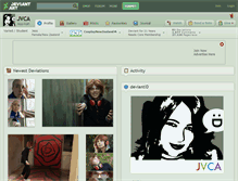 Tablet Screenshot of jvca.deviantart.com