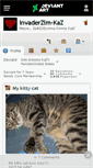 Mobile Screenshot of invaderzim-kaz.deviantart.com