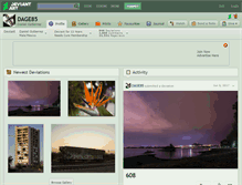 Tablet Screenshot of dage85.deviantart.com