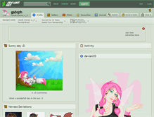 Tablet Screenshot of gabsph.deviantart.com