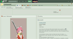 Desktop Screenshot of lovelaurenx.deviantart.com