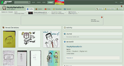 Desktop Screenshot of heymynamekevin.deviantart.com