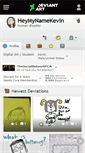 Mobile Screenshot of heymynamekevin.deviantart.com