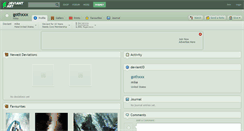 Desktop Screenshot of gothxxx.deviantart.com