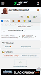 Mobile Screenshot of acreativemind56.deviantart.com