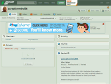 Tablet Screenshot of acreativemind56.deviantart.com