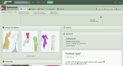 Desktop Screenshot of fashionclub.deviantart.com