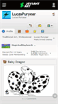 Mobile Screenshot of lucaspuryear.deviantart.com