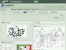 Tablet Screenshot of lucaspuryear.deviantart.com