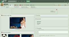Desktop Screenshot of geniuser.deviantart.com
