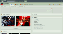 Desktop Screenshot of majorkilljoy.deviantart.com