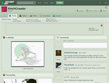 Tablet Screenshot of kimchicrusader.deviantart.com
