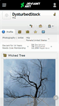 Mobile Screenshot of dysturbedstock.deviantart.com