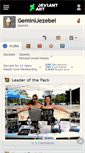 Mobile Screenshot of geminijezebel.deviantart.com
