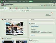 Tablet Screenshot of geminijezebel.deviantart.com