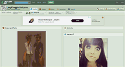 Desktop Screenshot of leapfroggin-unicorns.deviantart.com