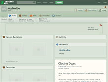 Tablet Screenshot of musik-vibe.deviantart.com