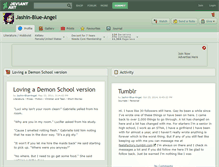 Tablet Screenshot of jashin-blue-angel.deviantart.com