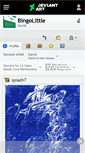 Mobile Screenshot of bingolittle.deviantart.com