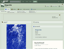 Tablet Screenshot of bingolittle.deviantart.com