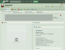 Tablet Screenshot of danielaurin.deviantart.com