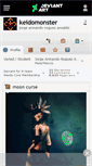 Mobile Screenshot of keidomonster.deviantart.com