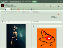 Tablet Screenshot of keidomonster.deviantart.com