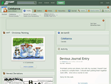 Tablet Screenshot of celebanna.deviantart.com