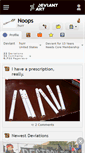 Mobile Screenshot of noops.deviantart.com