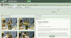 Desktop Screenshot of jutondra.deviantart.com