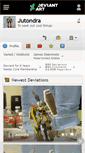 Mobile Screenshot of jutondra.deviantart.com