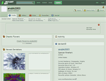 Tablet Screenshot of anubis2003.deviantart.com