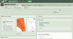 Desktop Screenshot of harlequinn-diamond.deviantart.com