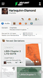 Mobile Screenshot of harlequinn-diamond.deviantart.com