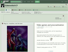 Tablet Screenshot of dsakanumbuh419.deviantart.com