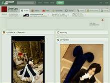 Tablet Screenshot of lina-lau.deviantart.com
