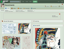 Tablet Screenshot of fancomicsonly.deviantart.com