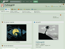 Tablet Screenshot of fluffyfangirl89.deviantart.com