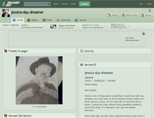 Tablet Screenshot of jessica-day-dreamer.deviantart.com