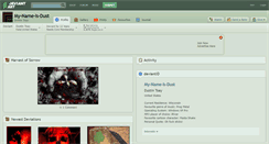 Desktop Screenshot of my-name-is-dust.deviantart.com