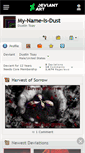 Mobile Screenshot of my-name-is-dust.deviantart.com