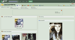 Desktop Screenshot of cassythehedgehog.deviantart.com