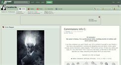 Desktop Screenshot of cocainejia.deviantart.com
