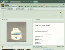 Tablet Screenshot of chilliy.deviantart.com