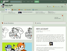 Tablet Screenshot of majo-mushi.deviantart.com