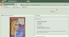 Desktop Screenshot of elizabethbluecatfish.deviantart.com
