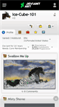 Mobile Screenshot of ice-cube-101.deviantart.com