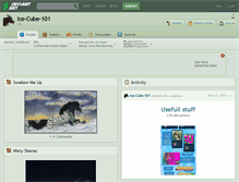 Tablet Screenshot of ice-cube-101.deviantart.com