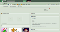 Desktop Screenshot of lora001.deviantart.com